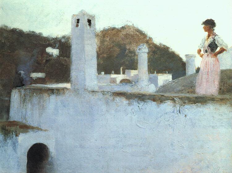 John Singer Sargent View of Capri Germany oil painting art